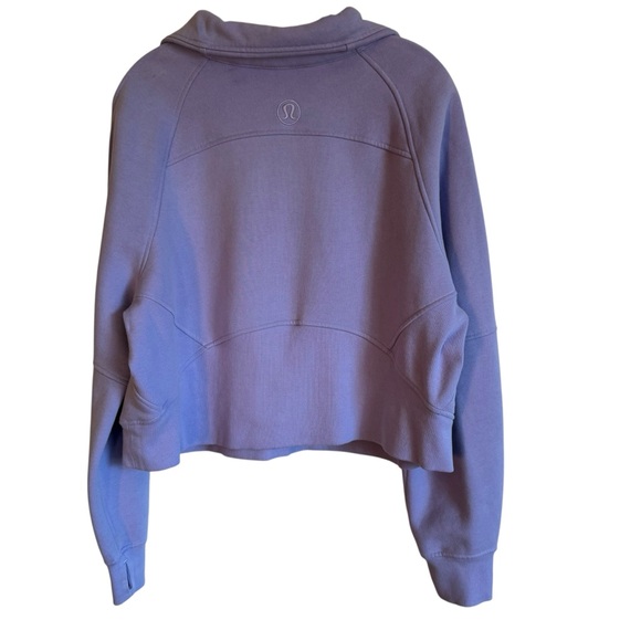 Lululemon Scuba Oversized Funnel Neck Half Zip in Lavender Size M/L - Picture 4 of 12